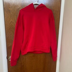 Vibrant Red Women's Pullover Hoodie